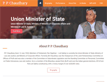 Tablet Screenshot of ppchaudhary.com